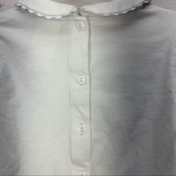 Buttered Biscuit Boutique Girls Long Sleeve‎ White Back Button Top Blouse Size 4 - Picture 6 of 9